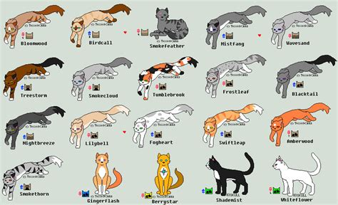 white warrior cats|detailed warrior cat names.